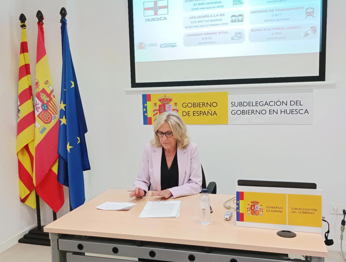 La subdelegada de gobierno en Huesca, Silvia Salazar.