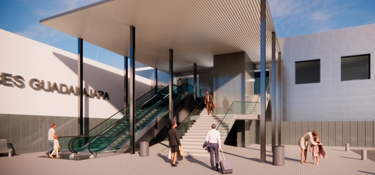 Infografía nueva estación autobuses Guadalajara