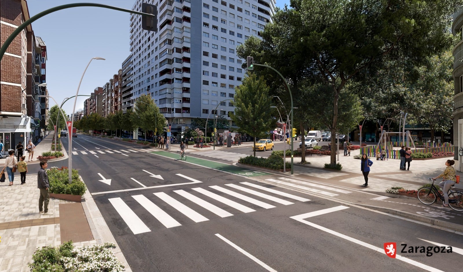 Reforma de la avenida de Valencia con la calle Corona de Aragón