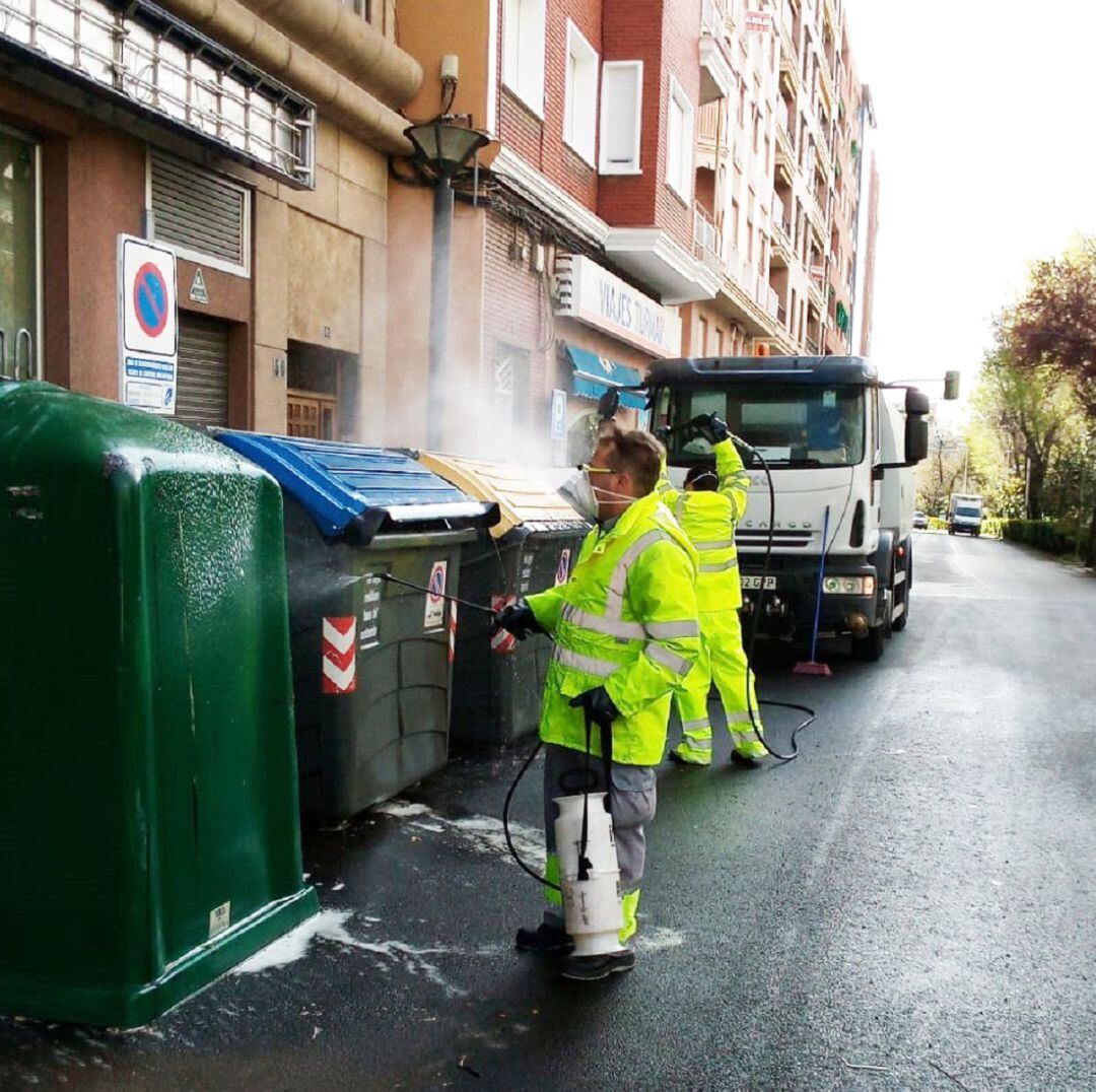 Desinfecciones extraordinarias en las vías públicas de Puertollano