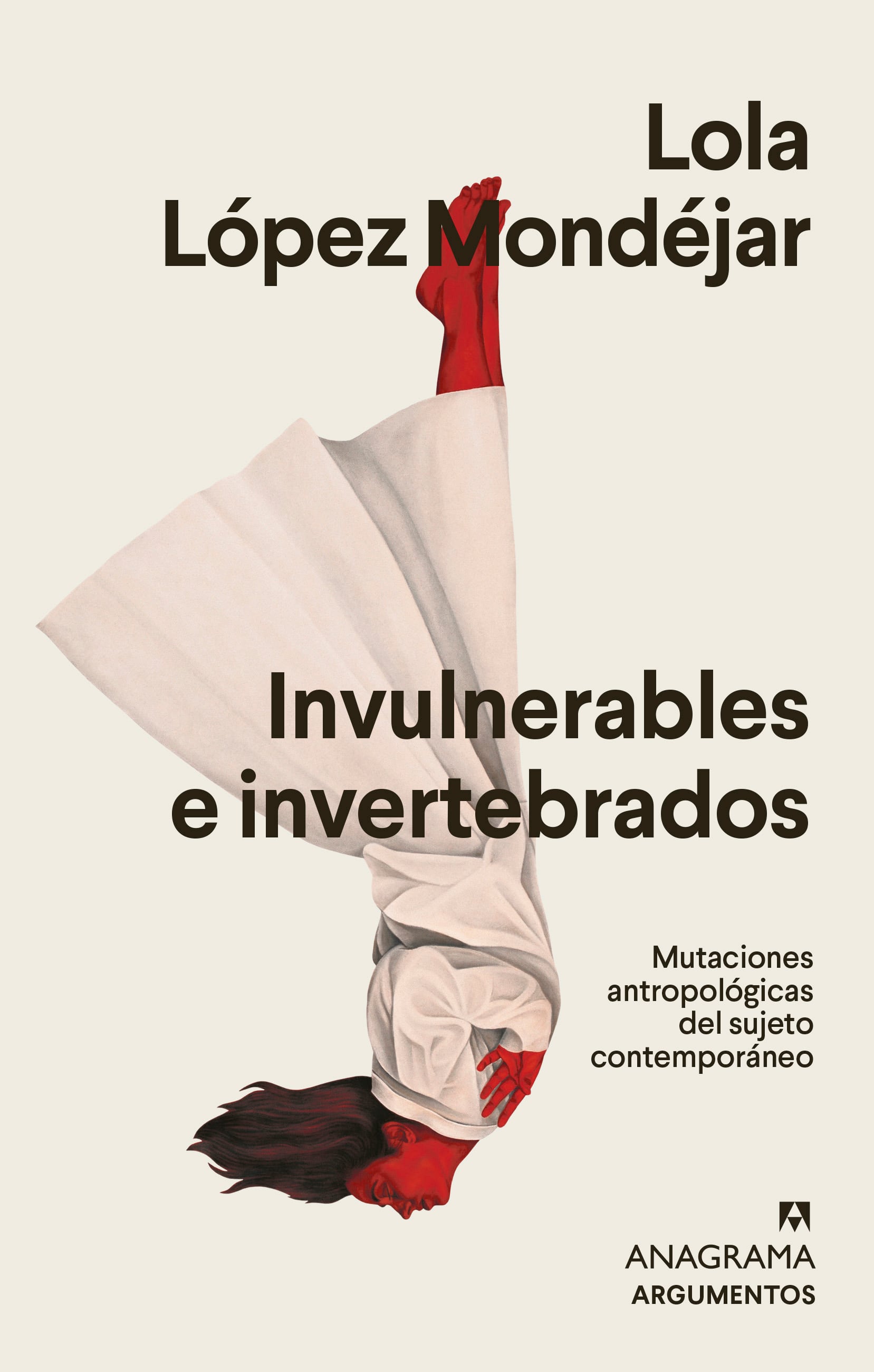 Detalle de la portada de Invulnerables e invertebrados (Anagrama)