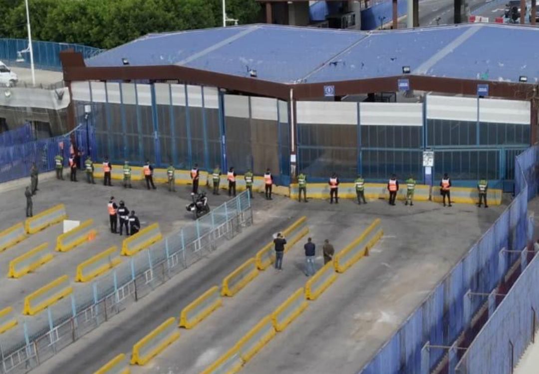 Frontera entre Marruecos y Melilla. 