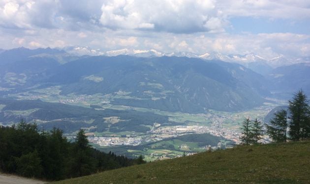 Las impresionantes vistas de Brunico