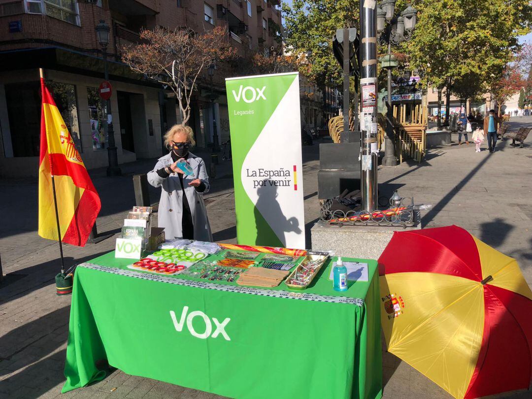 Imagen de archivo de un acto de Vox en Leganés.