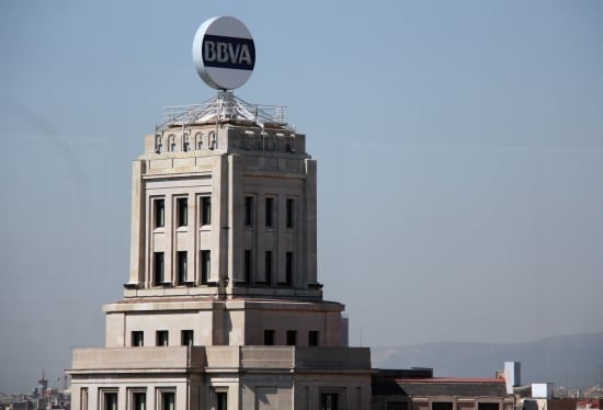 La seu del BBVA a Barcelona