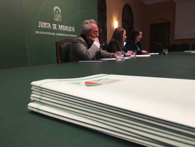 Vargas, Ruiz y Mazuela en la presentación del informe &quot;Emprender sin fronteras&quot;