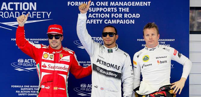 El inglés Lewis Hamilton (Mercedes) saldrá desde la primera posición de la formación de salida en el Gran Premio de China