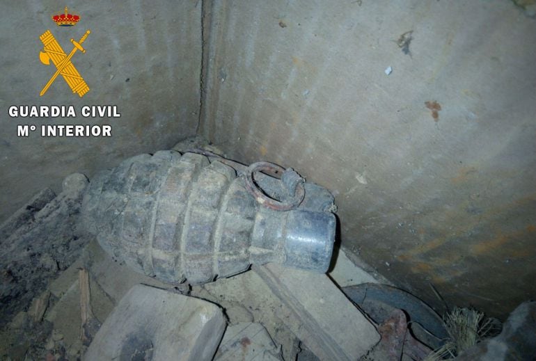 GRanada localizada en Piña de Campos (Palencia)