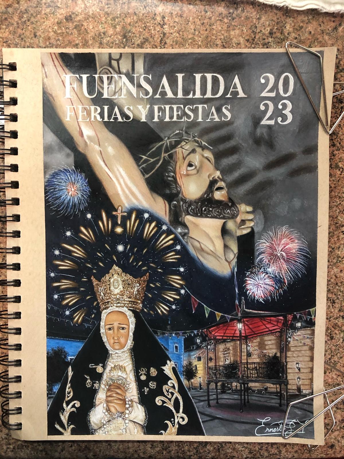 Imagen del cartel de fiestas de Fuensalida, elaborado por Ernesto Sánchez