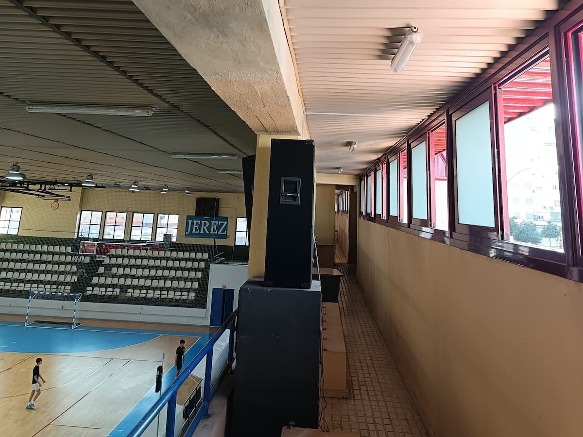 Reparadas las vigas del polideportivo Ruiz Mateos afectadas por el tren de borrascas