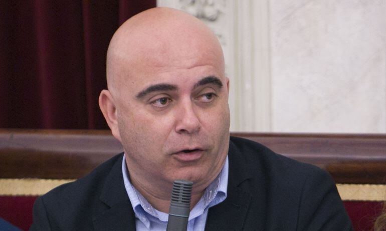 El concejal de Hacienda del Ayuntamiento de Cádiz, David Navarro