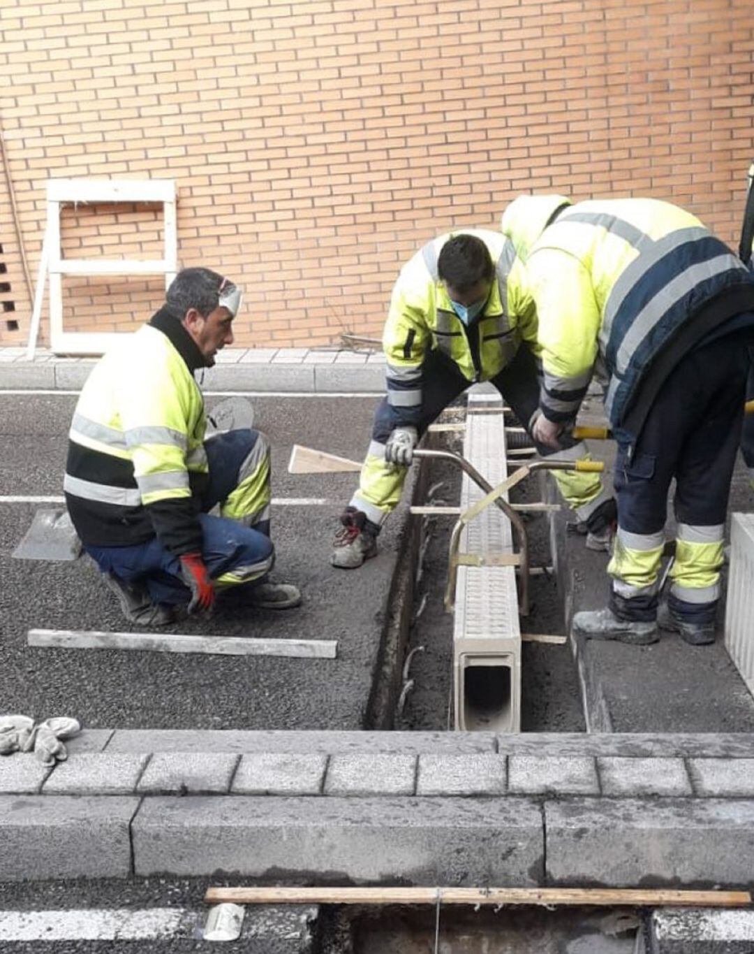 Imagen de los trabajos llevados a cabo en el túnel de la avenida Salamanca
