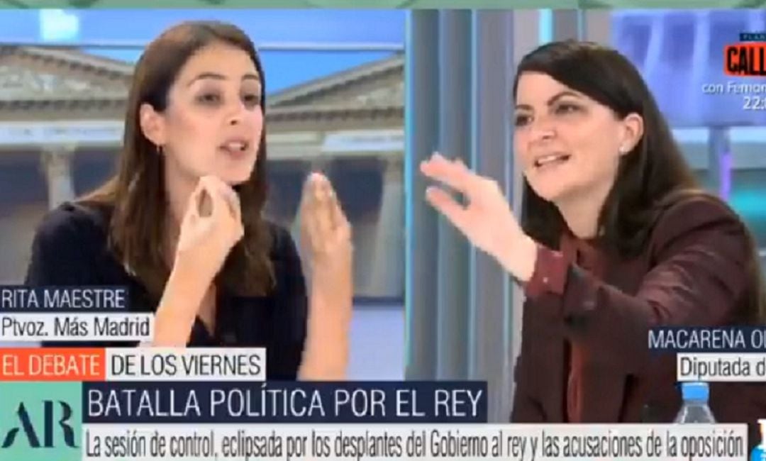 Macarena Olona carga contra Rita Maestre.