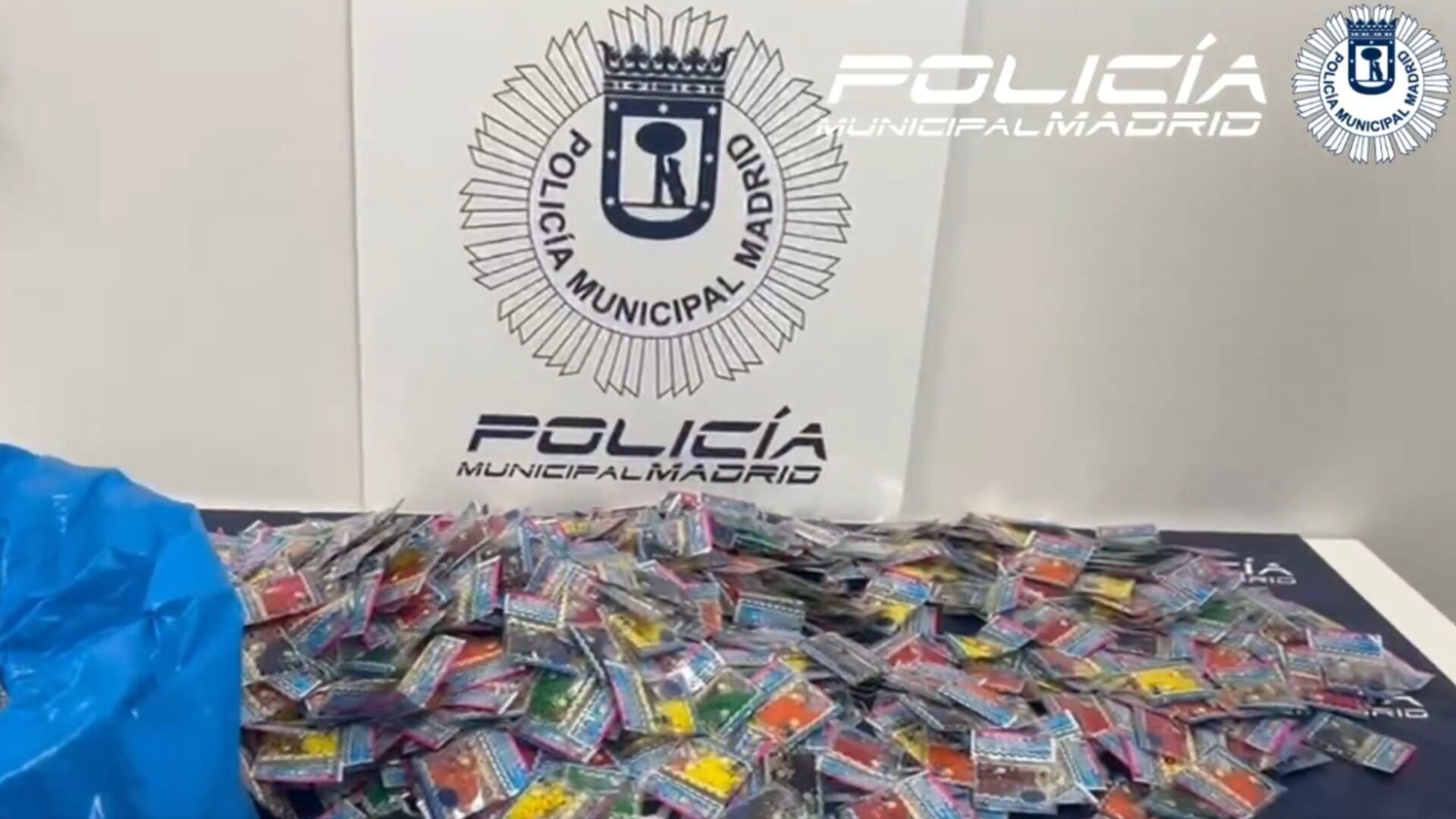 Las bolas de juguete intervenidas en un mercadillo de Vallecas