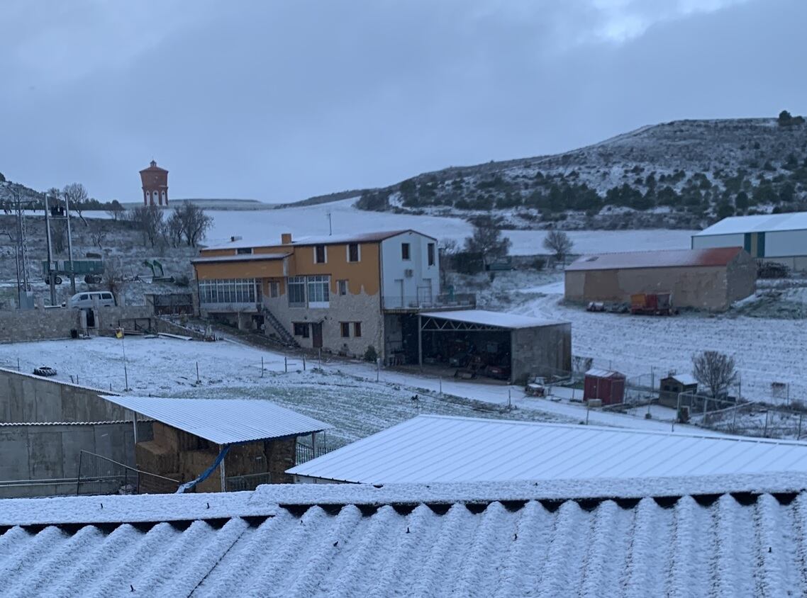 La nieve se ha acumulado en localidades como Langayo