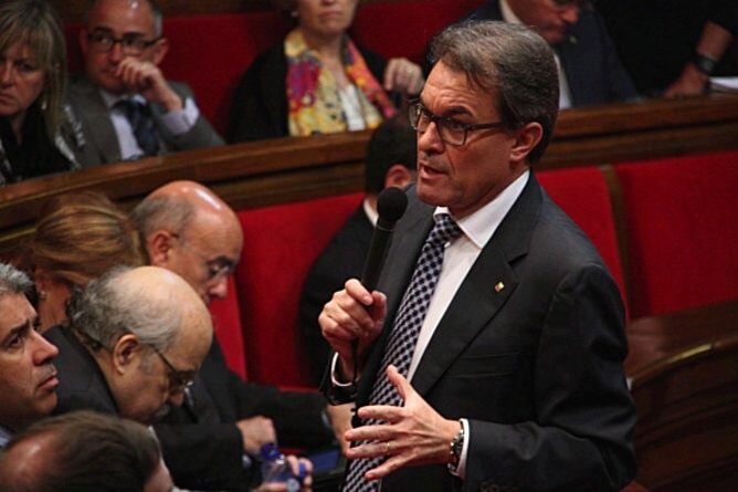 Artur Mas al Parlament