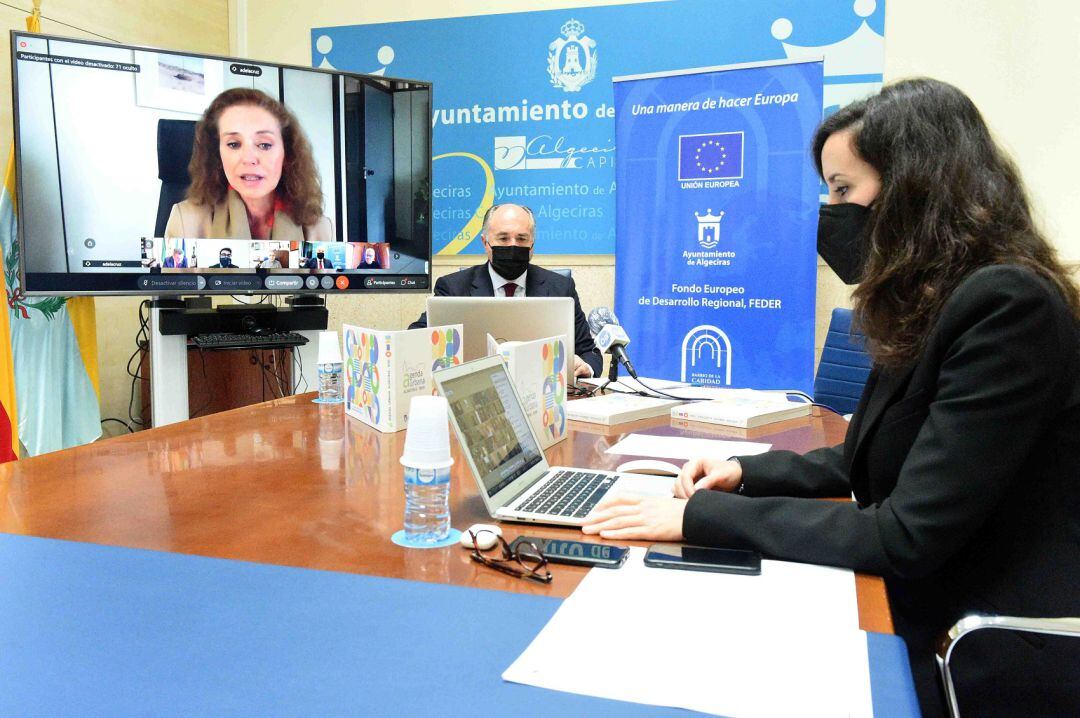 Un momento de la presentación.