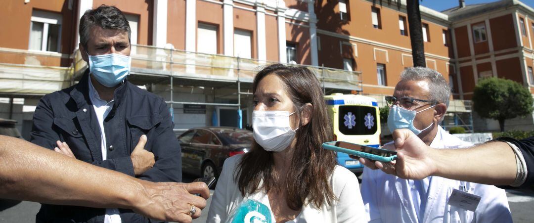 Inés Rey en el Oncológico