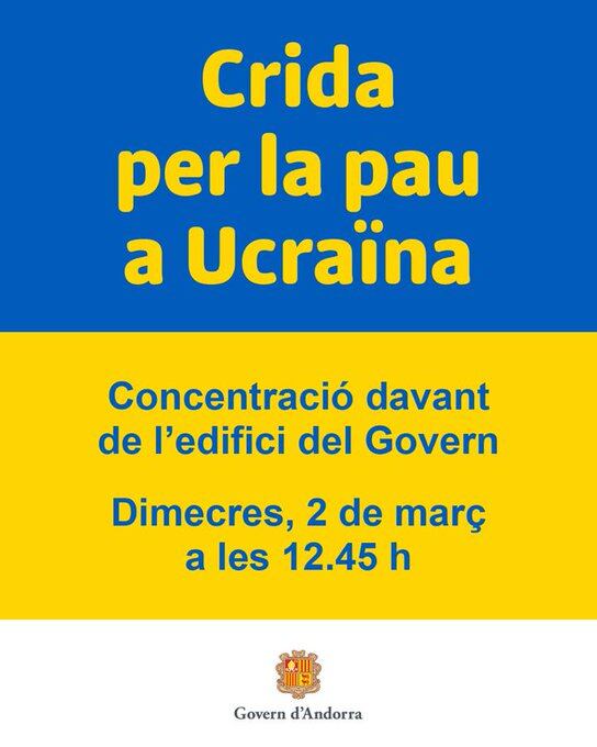 Crida per la pau a ucraina