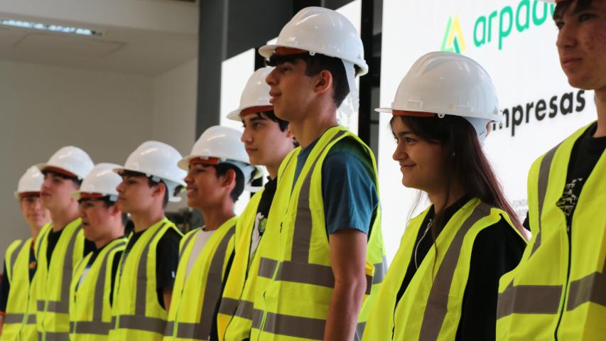 Alumnos de Fuenlabrada conocen las posibilidades laborales del sector de la construcción