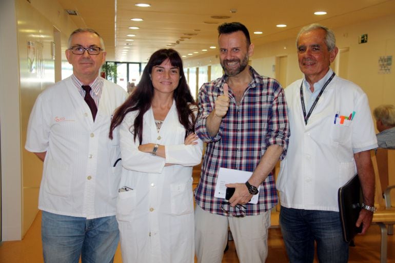 El equipo médico y el paciente