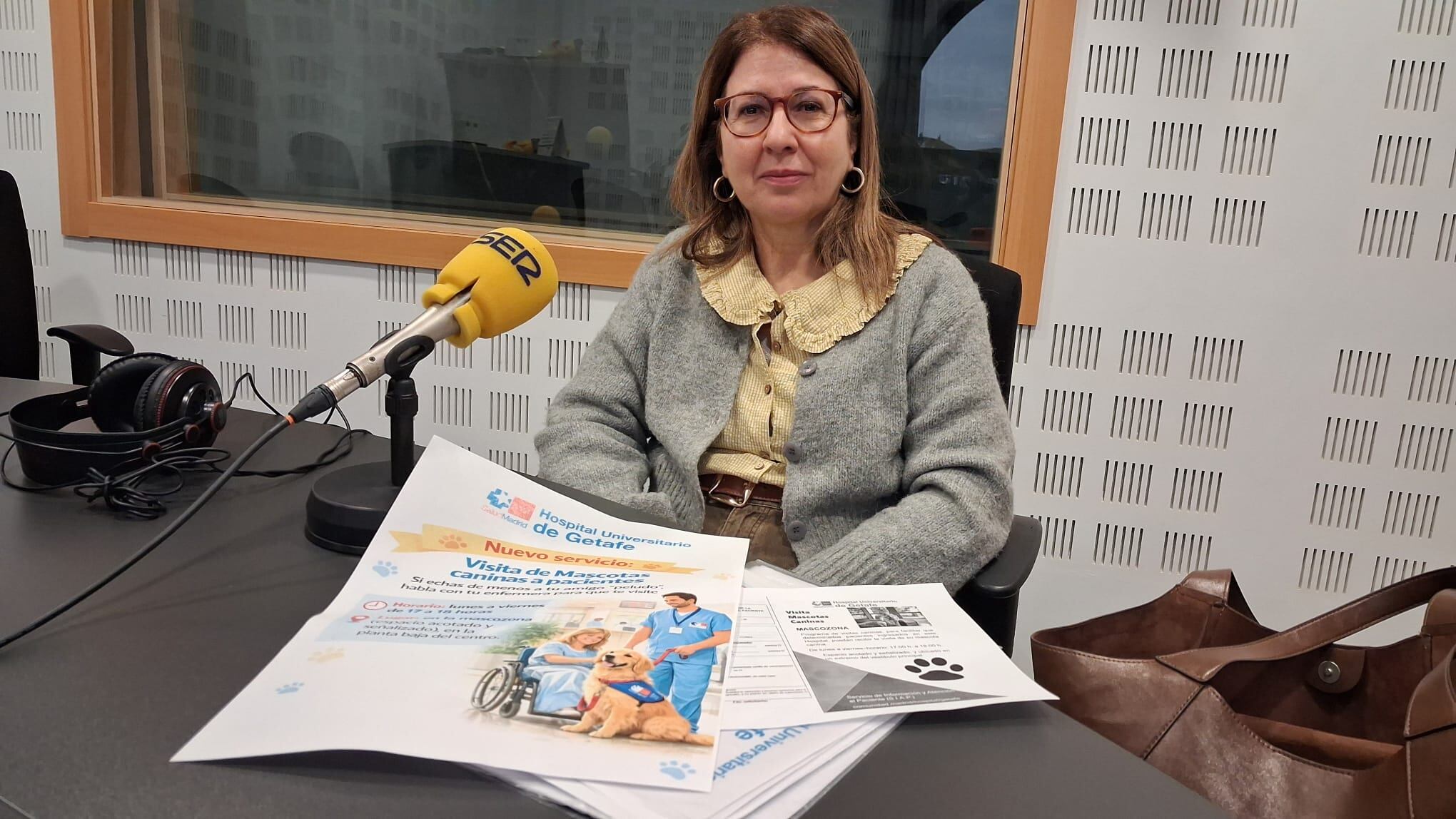 Ángeles García Sánchez, Jefa de Servicio de Información y Atención al Paciente (SIAP) del Hospital de Getafe