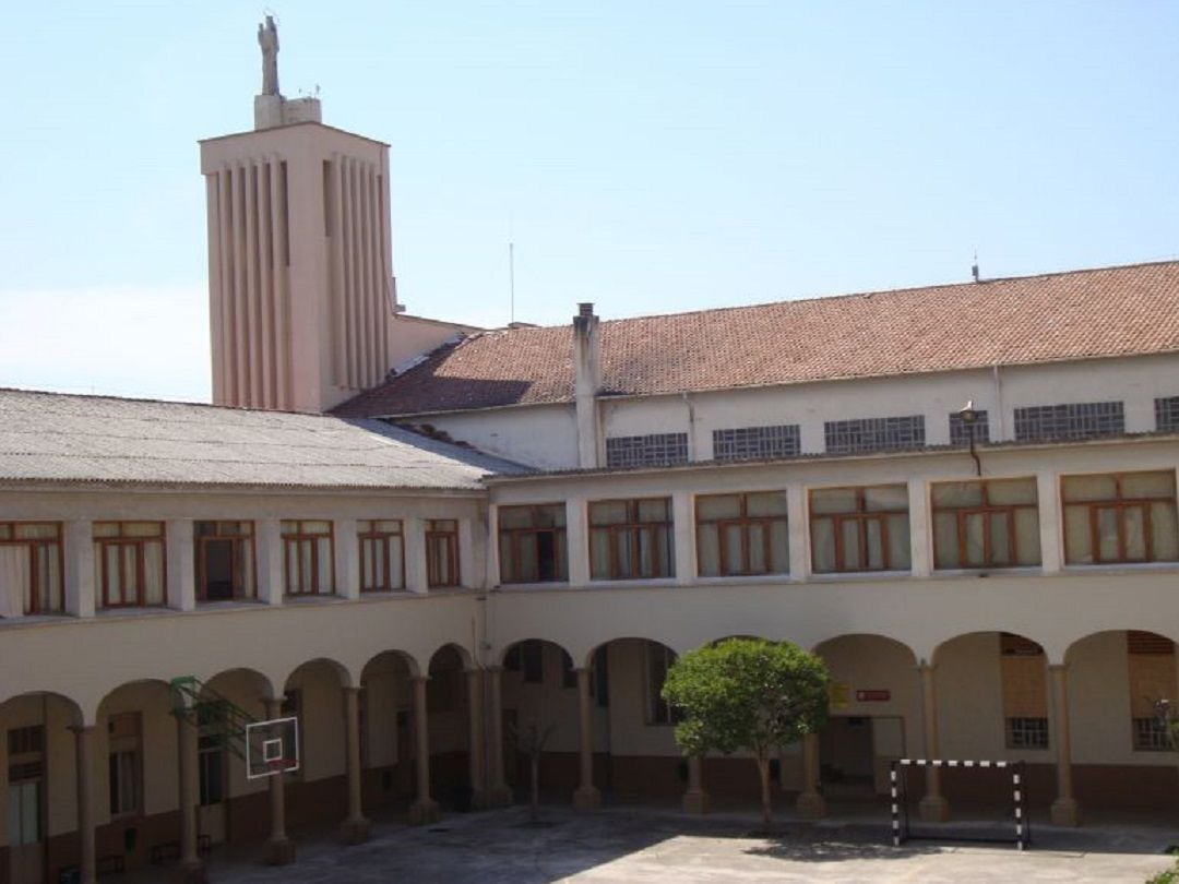Vista interior del colegio Salesianos