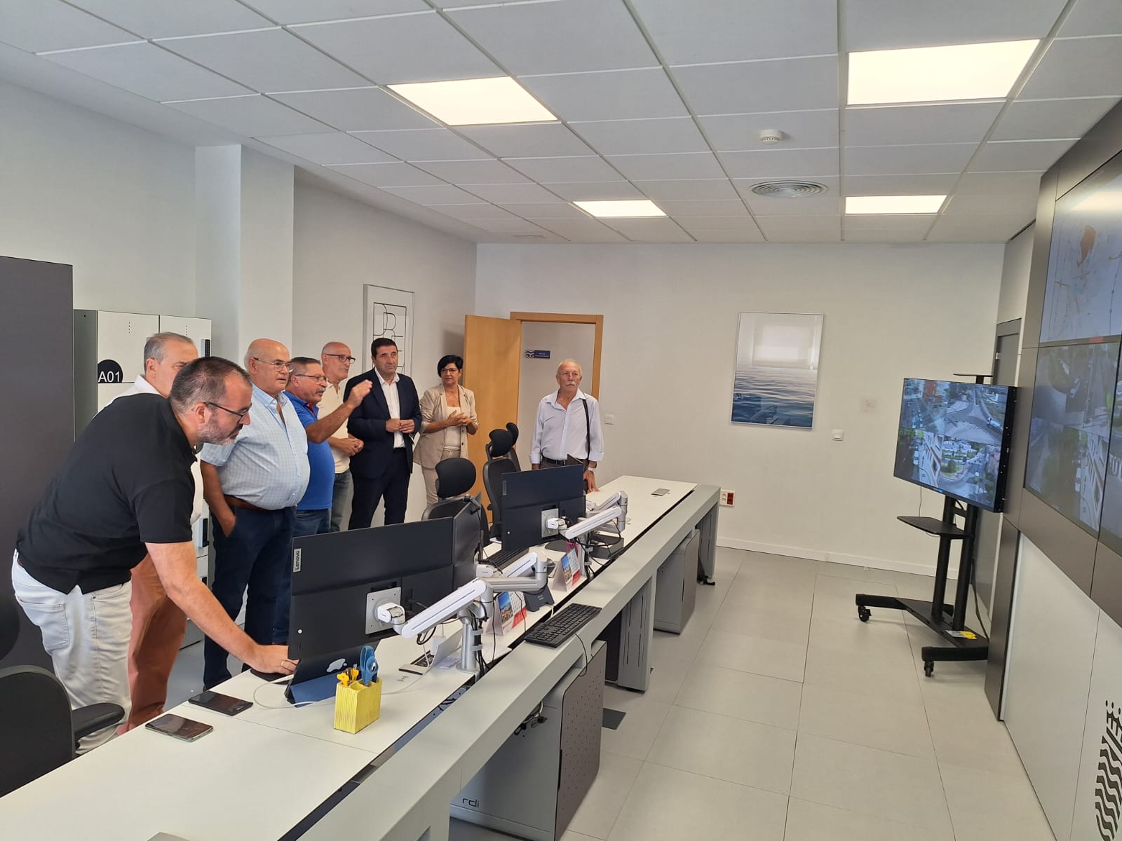 Visita al centro de control de tráfico