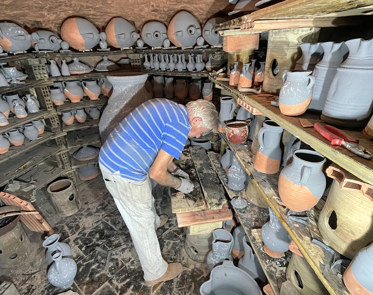 El horno árabe de la Alfarería Melchor Tito despertará tras quince años dormido