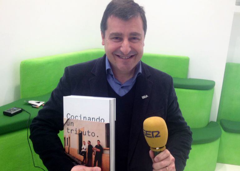 Josep Roca, durante la presentación del libro &#039;Cocinando un tributo&#039;.