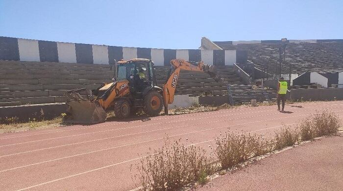 Obras en el Municipal