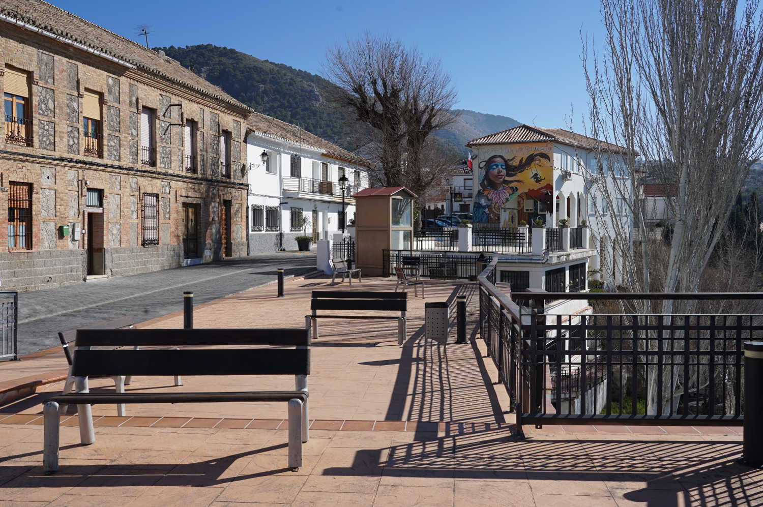 Mirador de la localidad de Nívar (Granada)