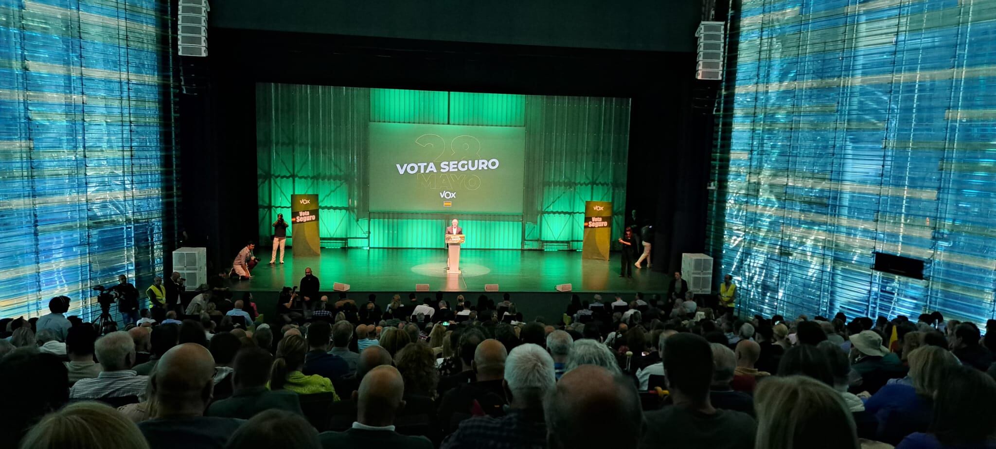 Santiago Abascal en el Auditorio de Cartagena