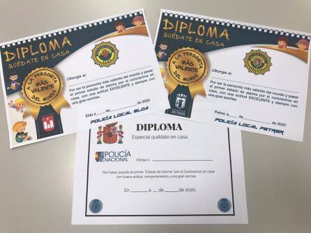 Diplomas para los más pequeños