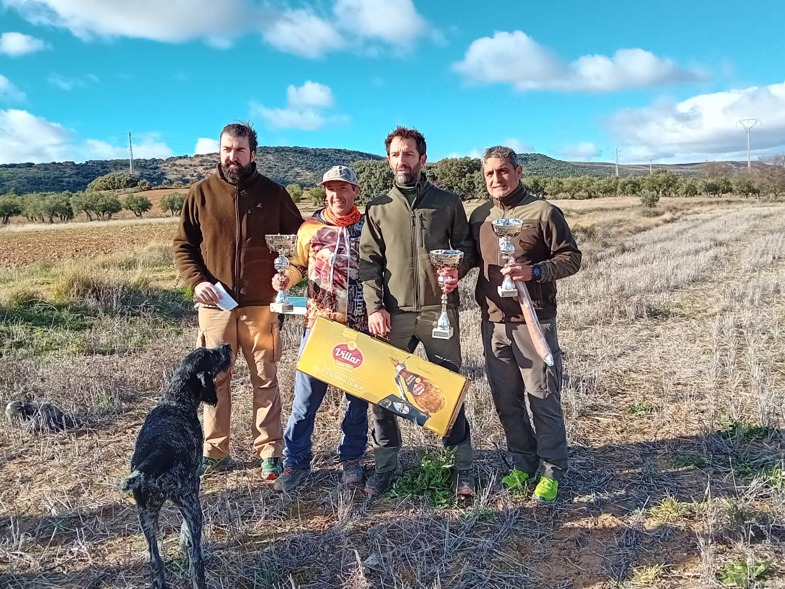 Ganadores del Campeonato Provincial de Caza menor con perro