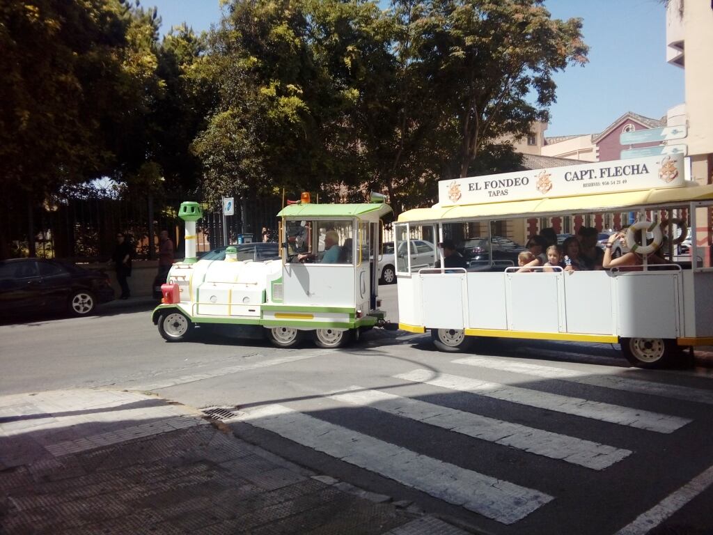 Un tren recorrerá las calles de La Línea
