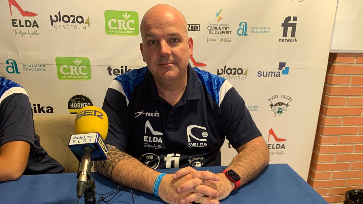 Chema Vives, Ent. del Elda Prestigio, está convencido de la reacción de su equipo