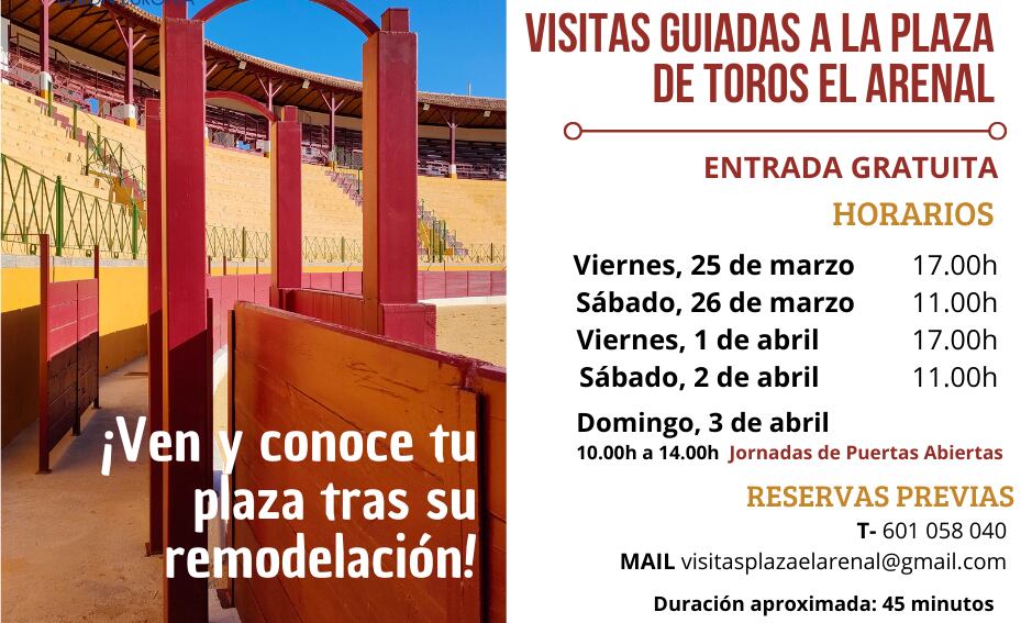 Cartel de la visita