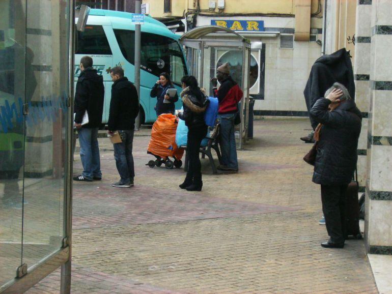 Imagen de la actual estación de autobuses de Ego Gain