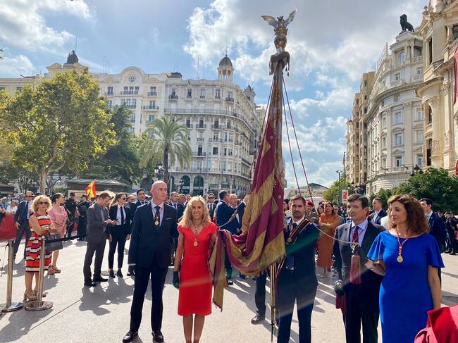 Procesión cívica del 9 d'Octubre de 2022 en València.