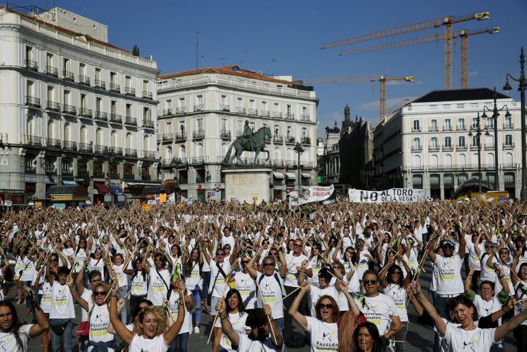 Un momento de la manifestación