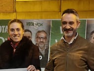 María Calvo y David Hierro, candidatos de Vox a las Cortes de CYL por Palencia