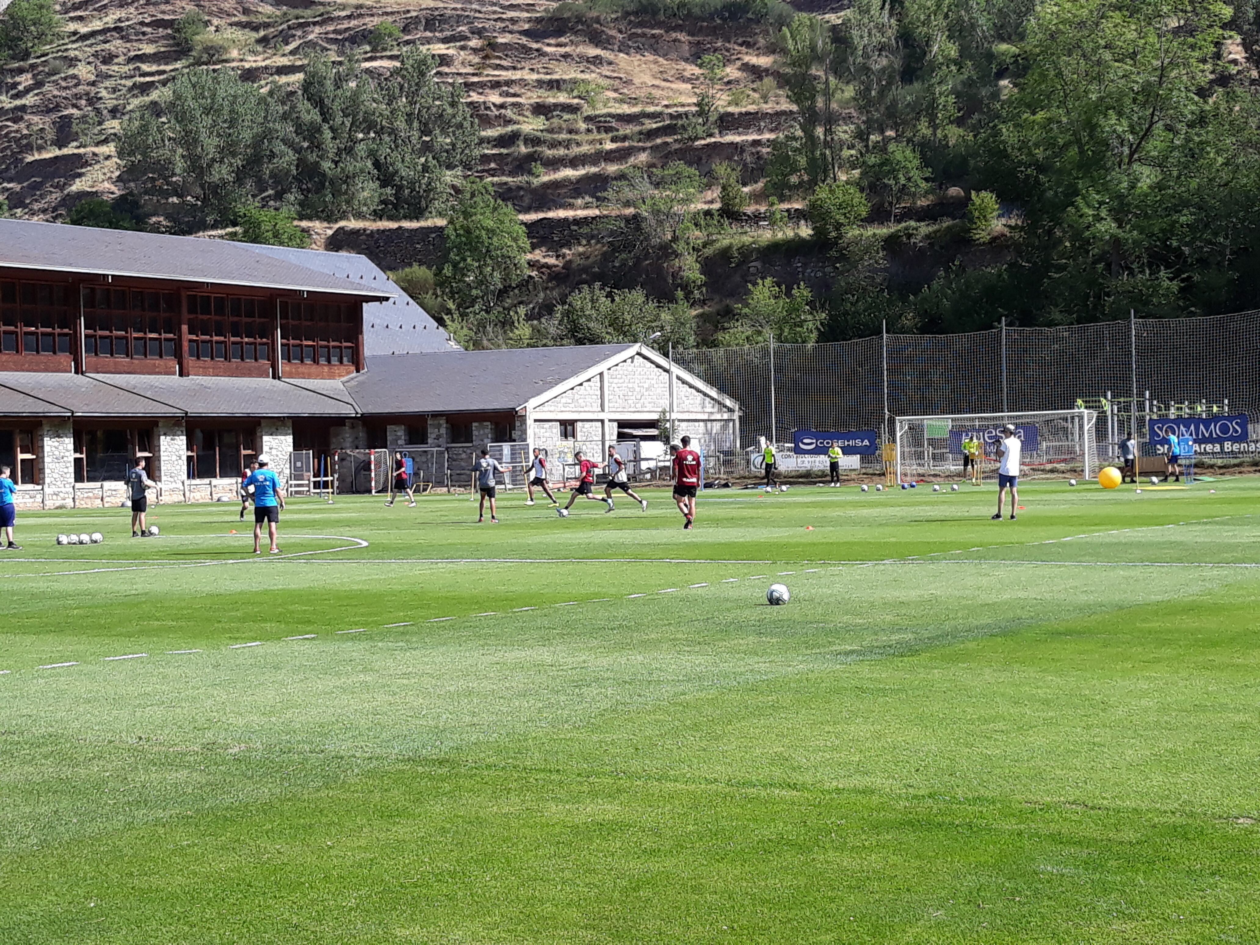 La SD Huesca, en Benasque