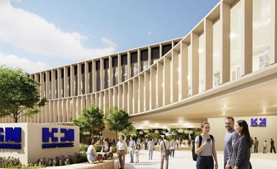 Complejo sanitario privado que HM Hospitales construirá en una parcela pública de Alcobendas