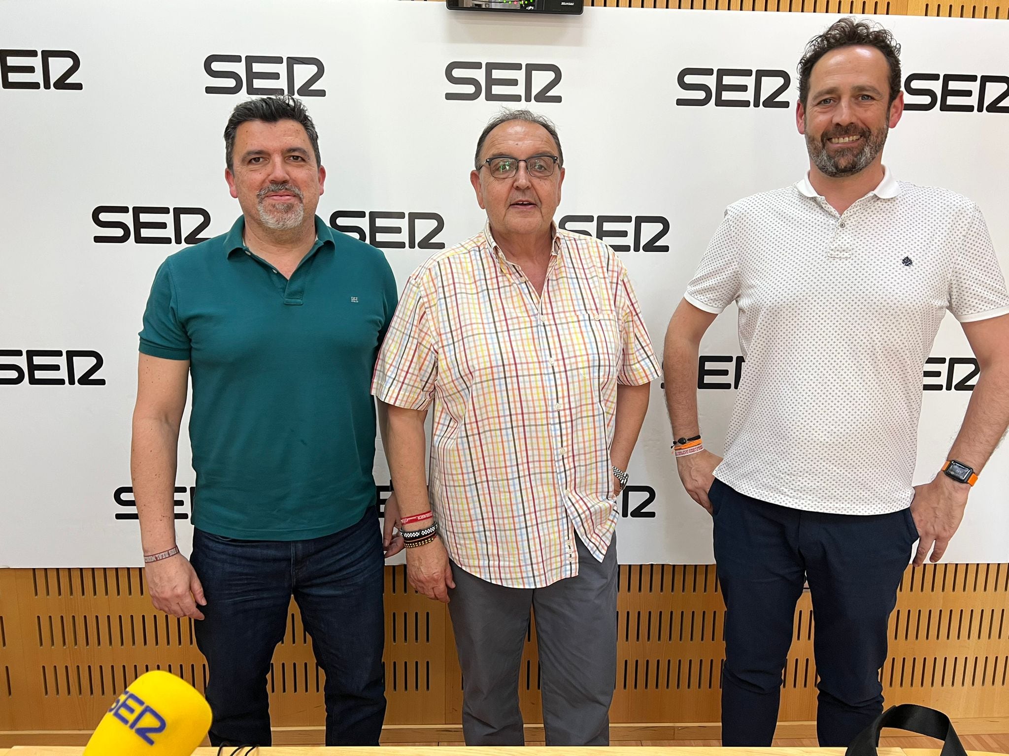 Txema Almela, Pepe Pallarés y Jorge Fenor en la tertulia futbolera de SER Deportivos Región de Murcia