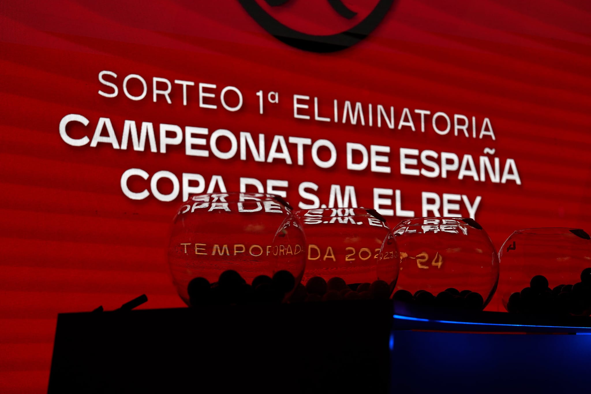 Cartel anunciador por la RFEF de la Copa del Rey en la temporada 2023/2024