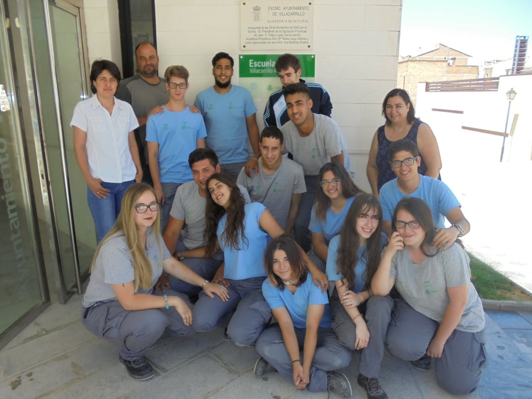 Alumnos de la Escuela Taller de Villacarrillo Avanza I