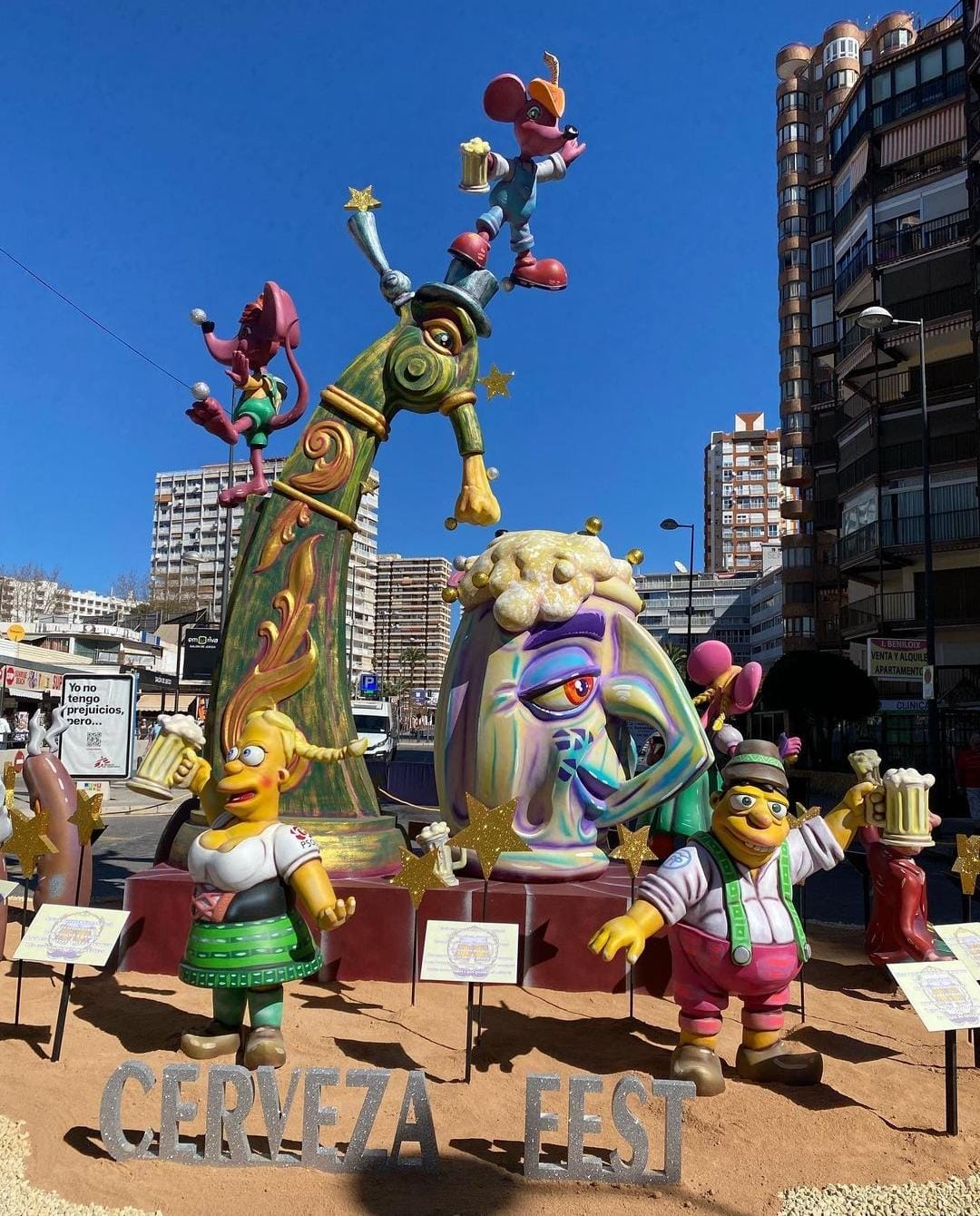 &#039;Cerveza Fest&#039;, el monumento de la Falla Rincón de Loix, primer premio de las Fallas 2023