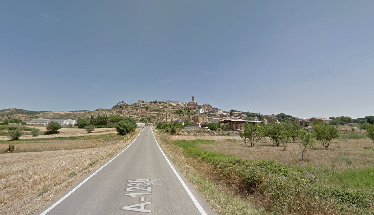 Carretera A-1236 en Fonz