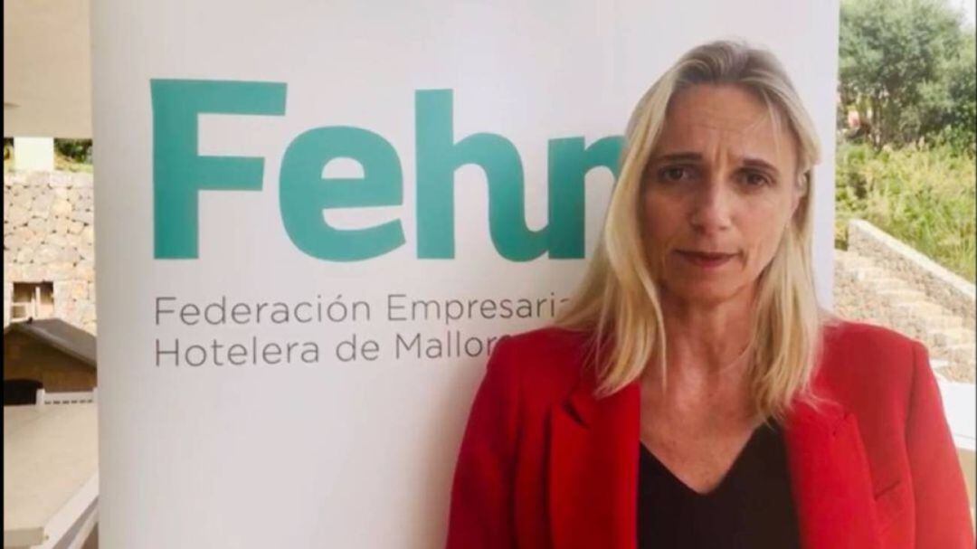 La presidenta de la Federación Hotelera, María Frontera